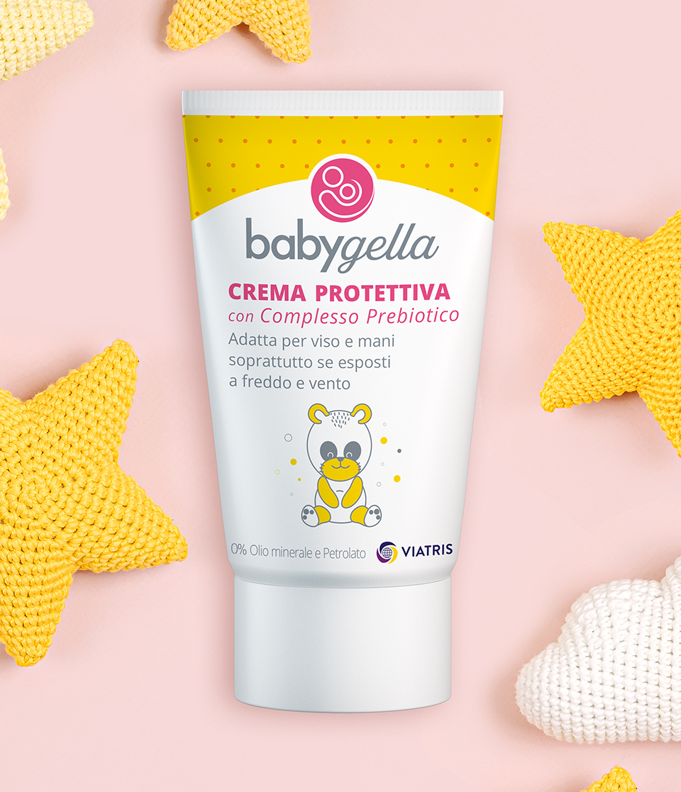 Babygella crema protettiva mani e viso per neonati