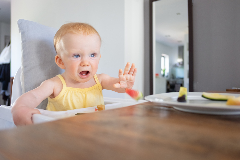 neonato non mangia la pappa